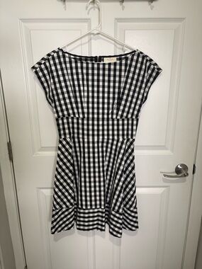 kate spade Black and White Gingham Dress